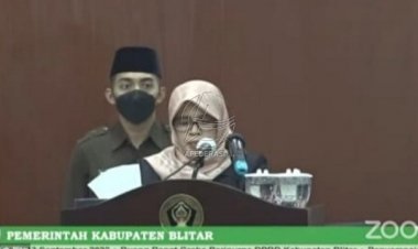 PAK-APBD 2022, Bupati Blitar Tanggapi Pandangan Umum Fraksi